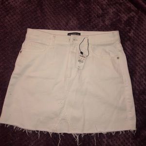 NWT EXPRESS White Denim Skirt